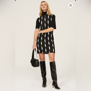 (NWT) Saunders Collective Black Sweater Dress